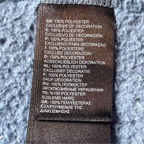 The North Face Women's Blue Fleece Jacket Full Zip Size Medium - Picture 8 of 10